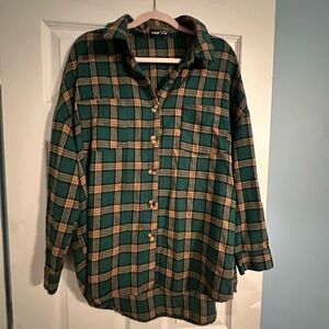 Plaid Shirt button up
